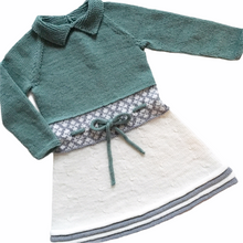 Last inn bildet i Galleri-visningsprogrammet, Firkløverkjole - norsk strikkeoppskrift PDF