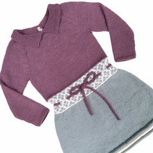 Last inn bildet i Galleri-visningsprogrammet, Firkløverkjole - norsk strikkeoppskrift PDF