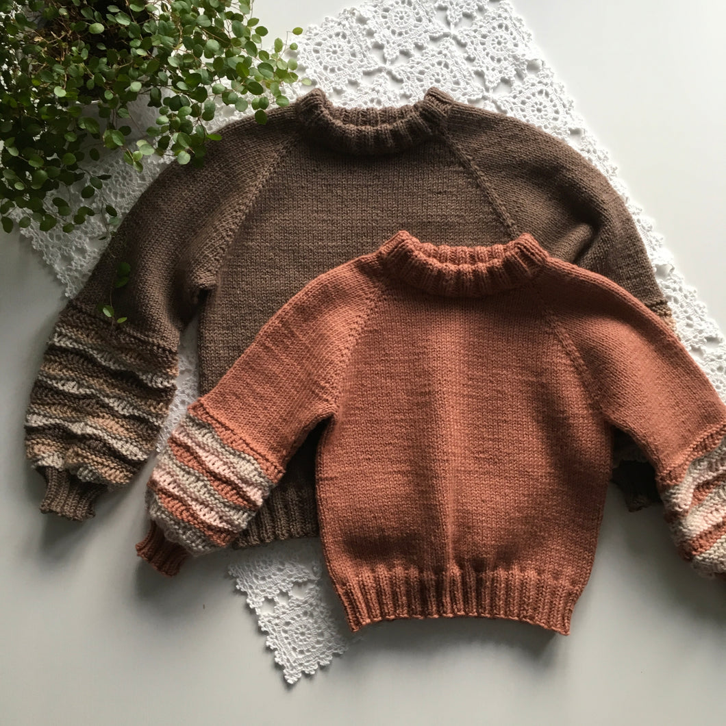 MiniMetz Sweater - norsk strikkeoppskrift PDF